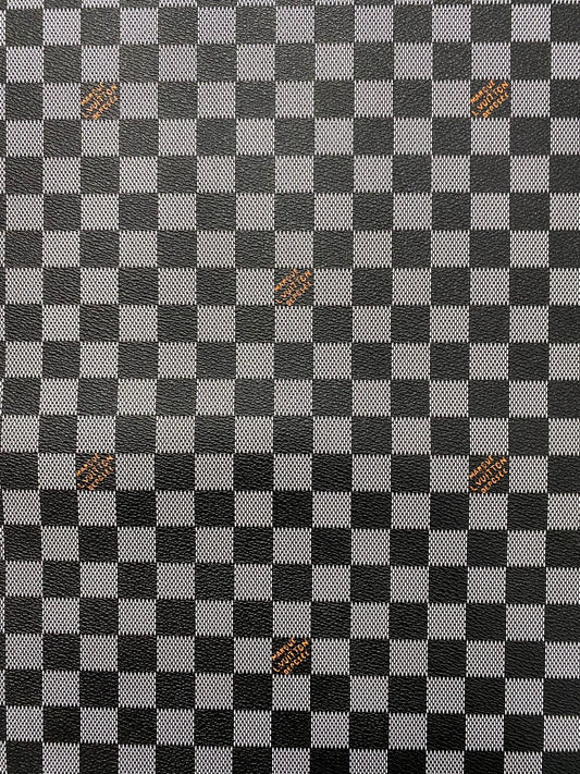 Black Golden Louis Vuitton Damier Leather Bag Material for Upholstery Sneakers